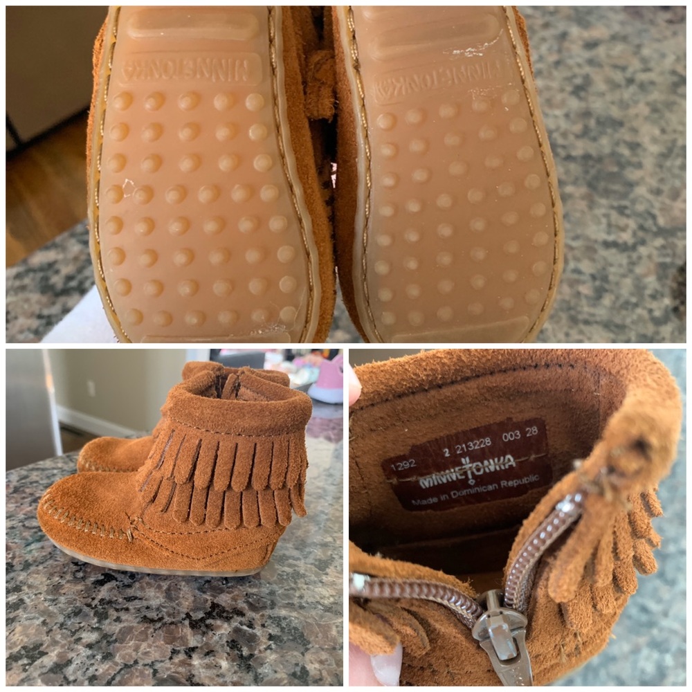 Baby Minnetonka moccasin boots